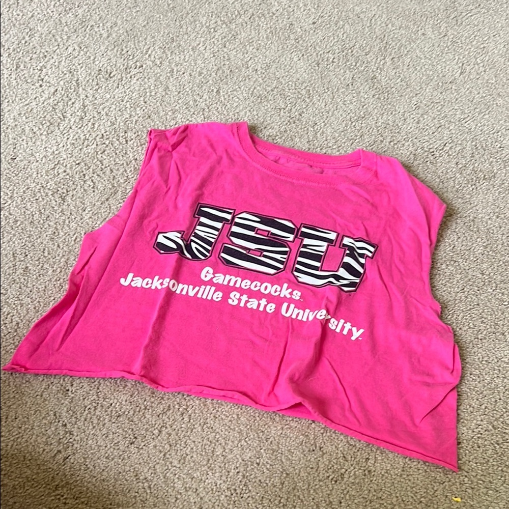 JSU Pink Sleeveless Top
